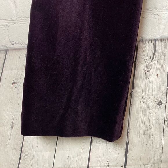 Theory Purple Corduroy Pants Straight Size 6 - Picture 7 of 10